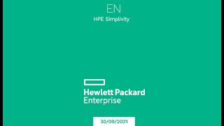 HPE Simplivity Training [upl. by Blandina998]