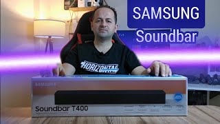 Samsung T400 soundbar kutu açılışı detaylı inceleme [upl. by Everest]