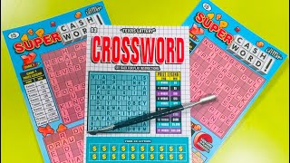 Crossword Lottery Scratch Tickets Can I Win The BIG One [upl. by Ledua]