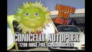 1994 Conicelli Autoplex Commercial Conshohocken WCAU Channel 10 Late Show 10194 [upl. by Inanuah]