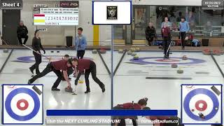 Terren Algot vs Ryan Parent  Draw 7  Curling Alberta Mixed Provincial Championship [upl. by Aihsekan]