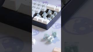 Quiet tactiles 🔇TTC Bluish White  switch review  sound test mechanicalkeyboard typing asmr [upl. by Bocoj]