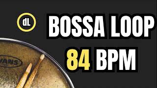 Bossa Nova Drum Groove Loop 84 BPM [upl. by Elgna]