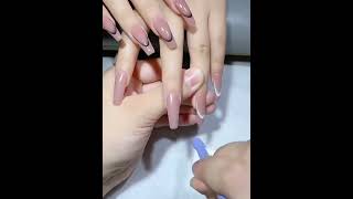 Gradient French Line Nail Art Stickers [upl. by Ecnatsnoc]