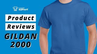 TShirt Elephant Product Reviews Gildan 2000 [upl. by Nigle]