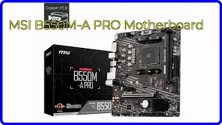 REVIEW 2024 MSI B550MA PRO Motherboard ESSENTIAL details [upl. by Trow207]