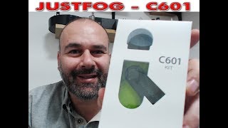 Justfog C601 kit unboxing and using it [upl. by Thane]