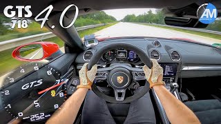 NEW 718 GTS 40  0250 kmh acceleration🏁  by Automann [upl. by Roydd410]