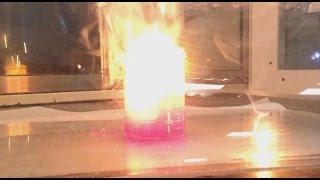 Sodium water and Phenolphthalein Demo [upl. by Nerot]