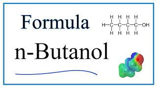 Molecular and Structural Formula for nButanol 1Butanol [upl. by Aubrie820]