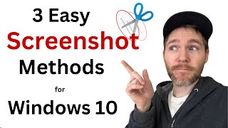 3 Easy Methods for Taking Screenshots in Windows 10 [upl. by Hilar995]