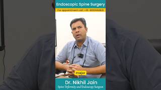 Endoscopic Spine Surgery  Best spine surgeon in Delhi shorts ytshorts [upl. by Hardie175]