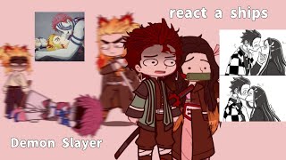 ☠️Demon Slayer Character React A Ships  Kimetsu No Yaiba [upl. by Ringsmuth]