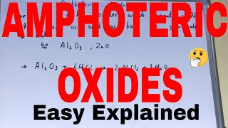 Amphoteric oxidesWhat are amphoteric oxides give examplesAmphoteric oxides examples list [upl. by Marler785]