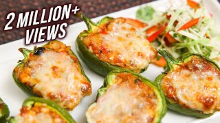 Stuffed Capsicum  Easy To Make Homemade Starter  Party Appetizer Recipe By Ruchi Bharani [upl. by Ades]