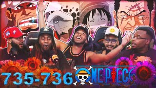 FUJITORA APOLOGIZES One Piece Eps 735736 Reaction [upl. by Benkley]