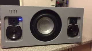 TPA3116 Amp 21 Bluetooth 40 10quot Sub Mega Loud Boombox 24v Battery Powered [upl. by Llerehc]