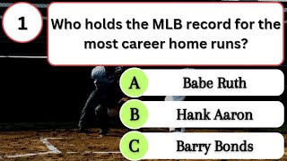 Baseball Quiz Challenge Test Your MLB Knowledge in 5 Seconds [upl. by Kegan858]