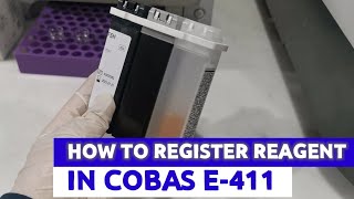 How to put in a new reagent in the Cobas e411 machine tutorial MEDICAL LABORATORY SCIENCE [upl. by Gambrell]