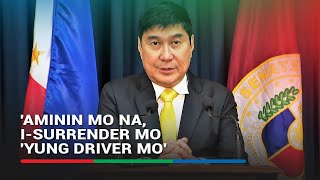 Kamaganak ng senador Raffy Tulfo has message for passenger of viral SUV with 7 plate [upl. by Nhguaval]