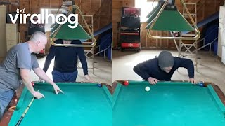 Pool Trickshot Gone Wrong  ViralHog [upl. by Frerichs151]