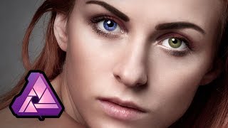 Recolour amp Enhance Eyes with Affinity Photo [upl. by Nonnag]