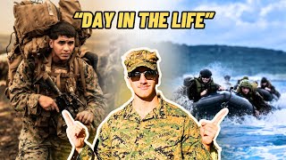 Day In The Life of an INFANTRY MARINE [upl. by Ellahcim]