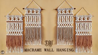 DIY Macrame Wall Hanging  Homedecor Ideas [upl. by Rehpetsirhc636]