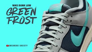 GREEN FROST 2024 Nike Dunk Low  DETAILED LOOK  PRICE [upl. by Keldah]