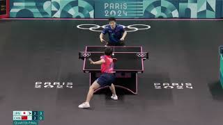 Fan Zhendong vs Tomokazu Harimoto paris2024 fanzhendong tomokazuharimoto [upl. by Raymond610]