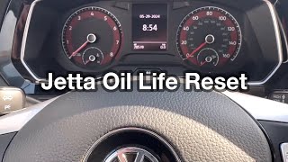 2019 Volkswagen Jetta oil life reset  maintenance [upl. by Consuelo810]