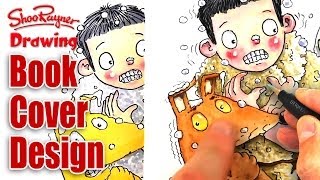 How to design book covers  Watercolour Illustration [upl. by Assirk]