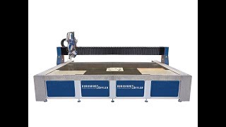 Powerjet 3D Wasserstrahlschneidmaschine  Waterjet Cutting Machine [upl. by Kacy]