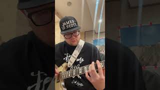 Kanye West  Hurricane James Lo Scott guitar cover  D’Angelico Deluxe Brighton Desert Gold [upl. by Ytiak]