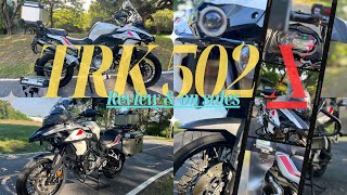 Review Benelli TRK502X เป็นรถที่ใหญ่โตจริงๆ ราคา 99000 เหมาะกับการล่าหมอกหนาวนี้ 2023 [upl. by Sylvan]