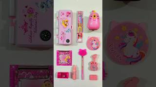 Incredible Pink Stationery Items Pen Sharpener Pencil Case Highlighter stationery backtoschool [upl. by Christis925]