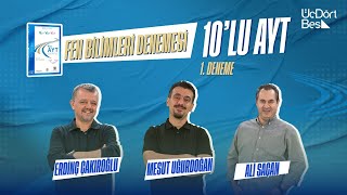 345 YAYINCILIK 10LU AYT FEN BİLİMLERİ DENEMESİ  1 DENEME [upl. by Zebada]