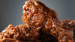 Crispy HoneyGlazed Fried Chicken [upl. by Filberte]