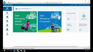 Windows Server 2016 Essentials Integration with Microsoft Intune  Demo [upl. by Aika249]