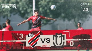 Athletico Paranaense 3x0 Maringá  Paranaense Sub17  MELHORES MOMENTOS [upl. by Anisirhc798]