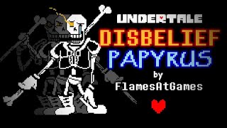 Undertale  Disbelief Papyrus Full Fight Phase 14 [upl. by Bathsheeb]