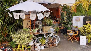 ASMR Cafe Vlog Mini Coffee Shop Home Garden Kopi Dream Design Idea Sell Coffee Kaffebar Tasty Inside [upl. by Garrek]