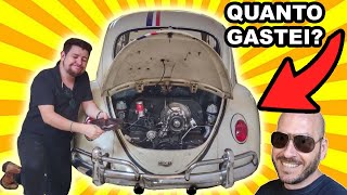 QUANTO CUSTA FAZER UM MOTOR DE FUSCA EM 2023  FUSHERBIE 13 [upl. by Etem664]