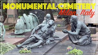 Monumental Cemetery 🪦 Milan Italy 🇮🇹 4K 🎥 [upl. by Dever148]