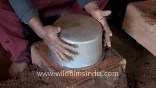 Making utensils with bare hands in Mizoram [upl. by Leslee]