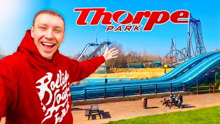 THORPE PARK Opening Day Vlog 2024 [upl. by Atiniuq897]