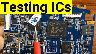 Testing ICs MOSFETs Voltage Regulators OptoIsolators TRIAC and Bridge Rectifier  Laptop Repair [upl. by Radley523]