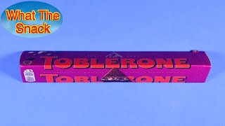 Toblerone Milk Chocolate With Raisins Honey amp Almond Nougat [upl. by Ferino]