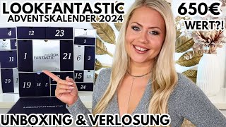 LOOKFANTASTIC Adventskalender 2024  UNBOXING amp VERLOSUNG [upl. by Ahseiyt692]