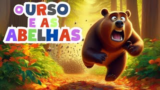 O Urso e as Abelhas  Historinha Infantil [upl. by Tengler931]